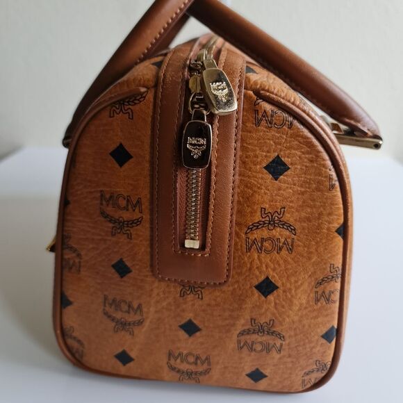 MCM Visetos Doctor Bag Brown - Picture 7 of 16